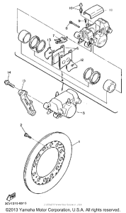 FJ1200W Задний суппорт