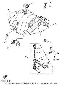 RT180A Топливный бак