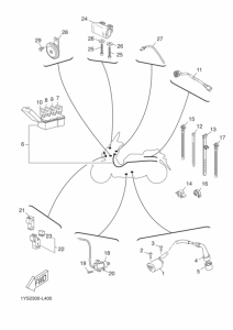 YP250R Equipo electrico