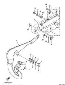 YZ490 Выхлопная система