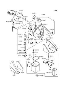 ZR400 Воздушный фильтр