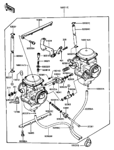 KZ440 Carburetor assy