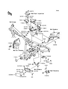 BJ250 Рама ,крепежные детали