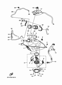 CZD300A Топливный бак