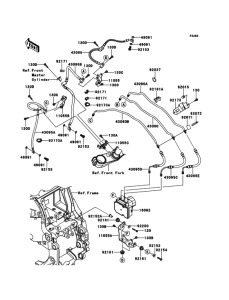ZG1400 Тормозные трубки