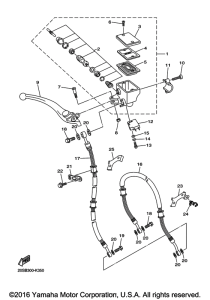 FZ6RHS Главный тормозной цилиндр