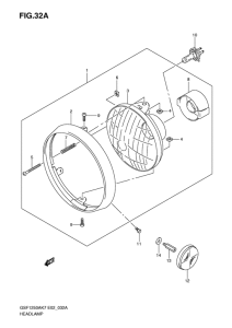 GSF1250S (ABS) Фара