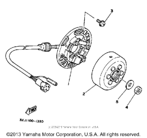 YZ125B Генератор