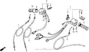 VFR700F Рулевые переключатели