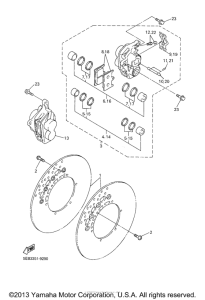 YZF-R6 Передний суппорт