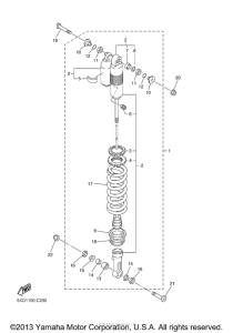 WR250F Задняя подвеска