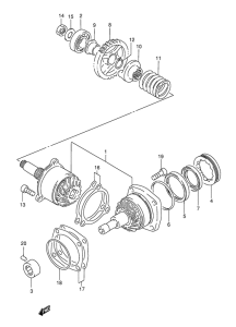 VS800 Secondary drive gear