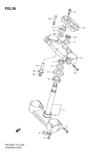 RM-Z250 Траверса нижняя