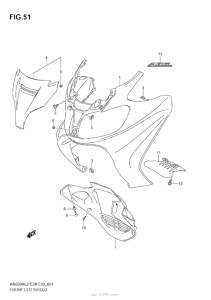 AN650 (ABS) Front Leg Shield