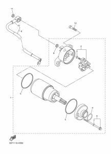 XVS950A Стартерный мотор