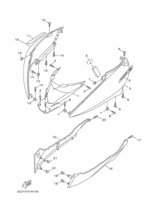 XC125R Боковые обтекатели