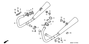 CB250 Глушитель