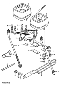 TS50 Спидометр-тахометр