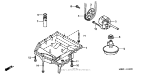 CB600F Oil pan + oil pump
