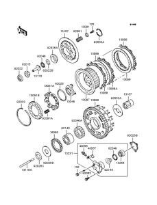ZR1100 Сцепление