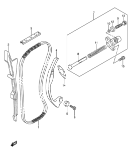 RM-Z450 Держатель направляющей