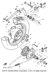 FJ1200DC Переднее колесо