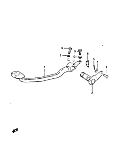 GS650 Передний суппорт
