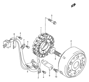 VX800 Зажигание