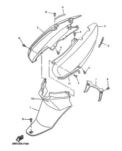 YN50R Cuerpo central