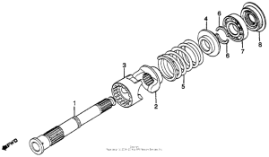 GL650I Вал ведущий