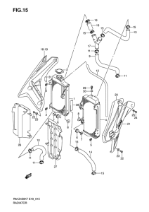 RM-Z450 Радиатор