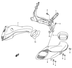 GSX-R600U2 Installation parts