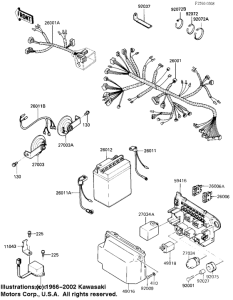ZX900 Электрика