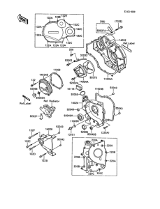 ZX1000 Крышки двигателя