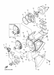 WR250F Впускная система