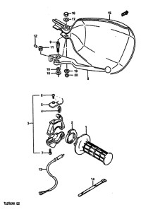 TS250 Right handle switch