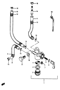 TV50 Топливный кран