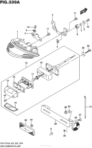 GSX-S750 (ABS) Задний фонарь