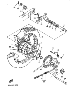XT600Z Переднее колесо