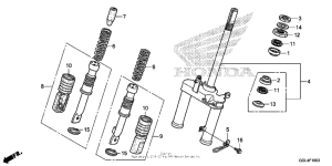 NCH50 Передняя вилка