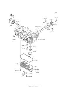 EX300 Масляный насос и фильтр