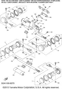 XV1600ALM Поворотники