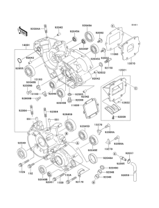 KX125 Crankcase(1 / 2)