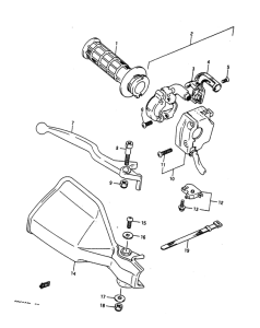 DR650 Right handle switch