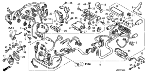 CB1000R Harness wire
