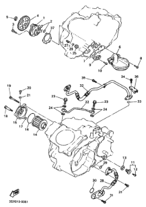 SRX600 Масляная помпа в сборе