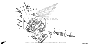 VT1300CT Передняя головка цилиндров
