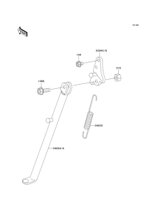 KX60 Подножка