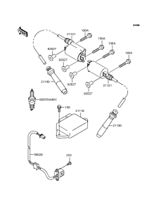 VN250 Катушка зажигания