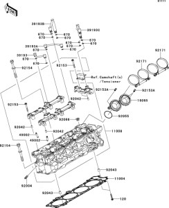 ZG1400 Головка цилиндров